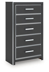 Zuraleus chest with chrome handles close-up detail