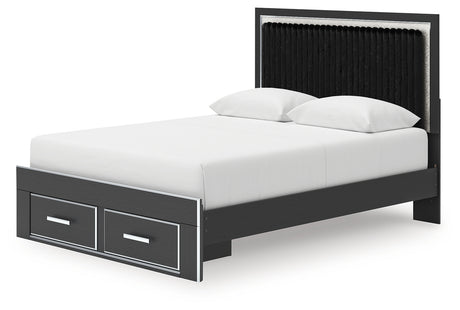 Alternate side view of Zuraleus Queen Bed