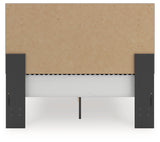 Back view of Zuraleus Queen Bed frame