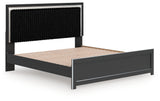 Zuraleus King Bed angled view