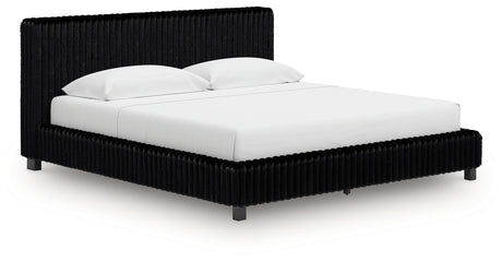 Zuraleus King Bed angled side view