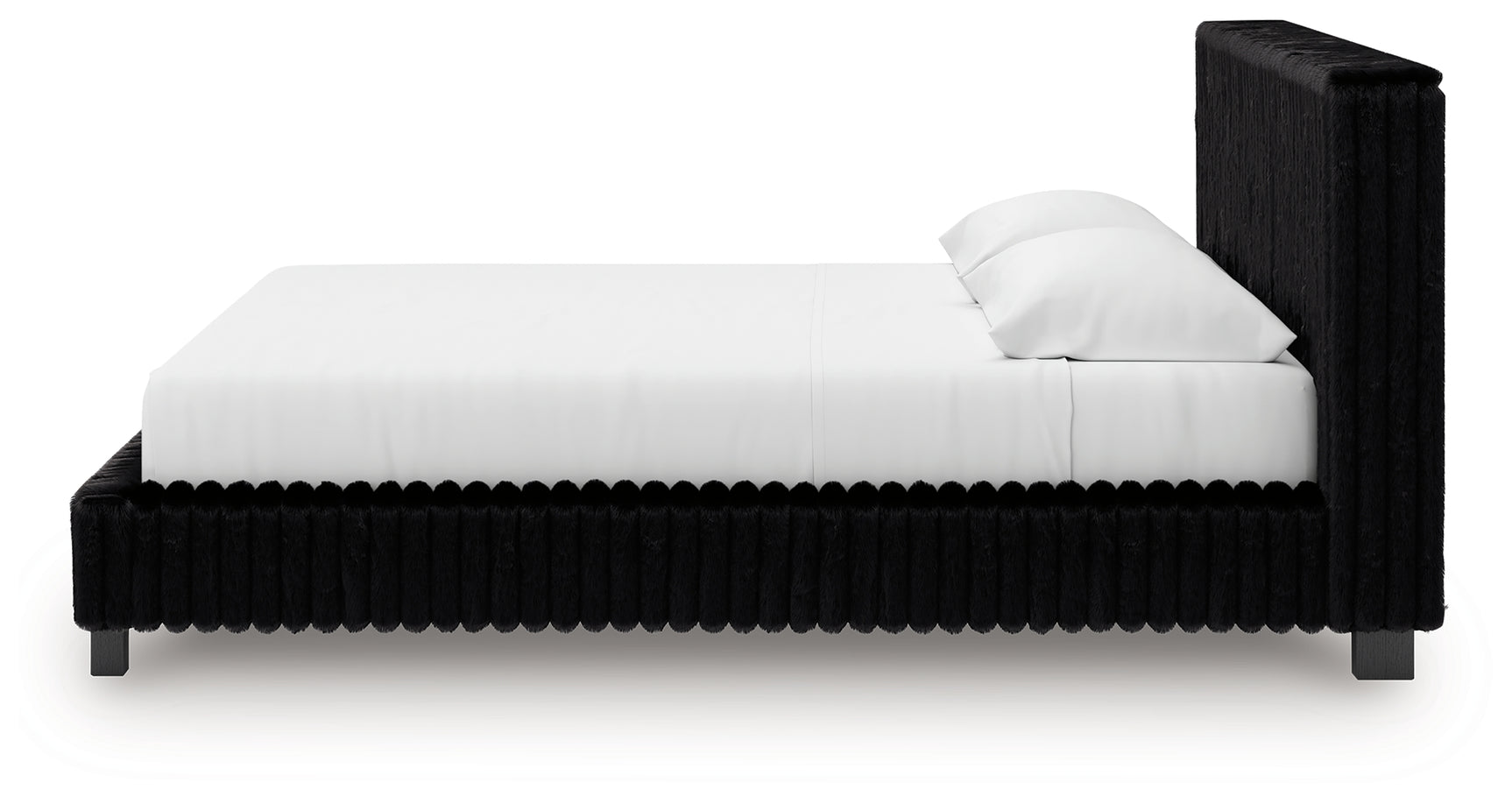 Zuraleus King Bed upholstery detail