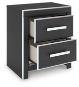 Zuraleus Black Nightstand