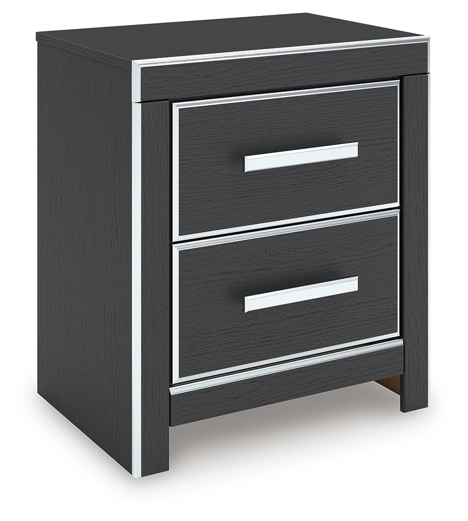 Zuraleus Black Nightstand