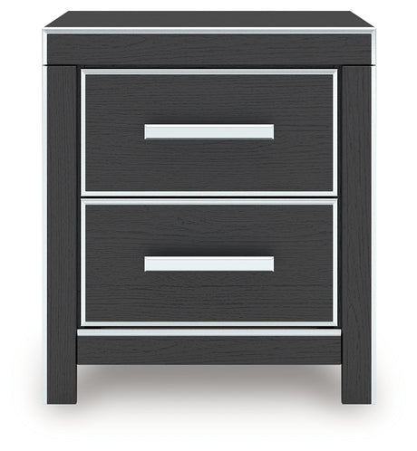 Front head-on view of Zuraleus nightstand
