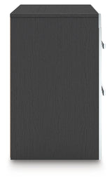 Zuraleus Black Nightstand