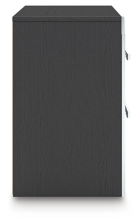 Side profile of Zuraleus nightstand