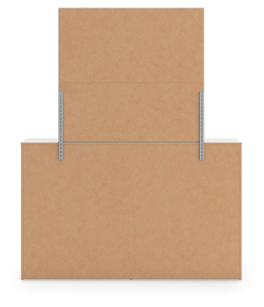Zuraleus White Upholstered Panel Platform Platform Upholstered Bedroom Set 2 view 15