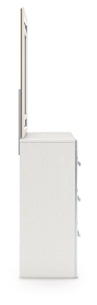 Dresser side profile view