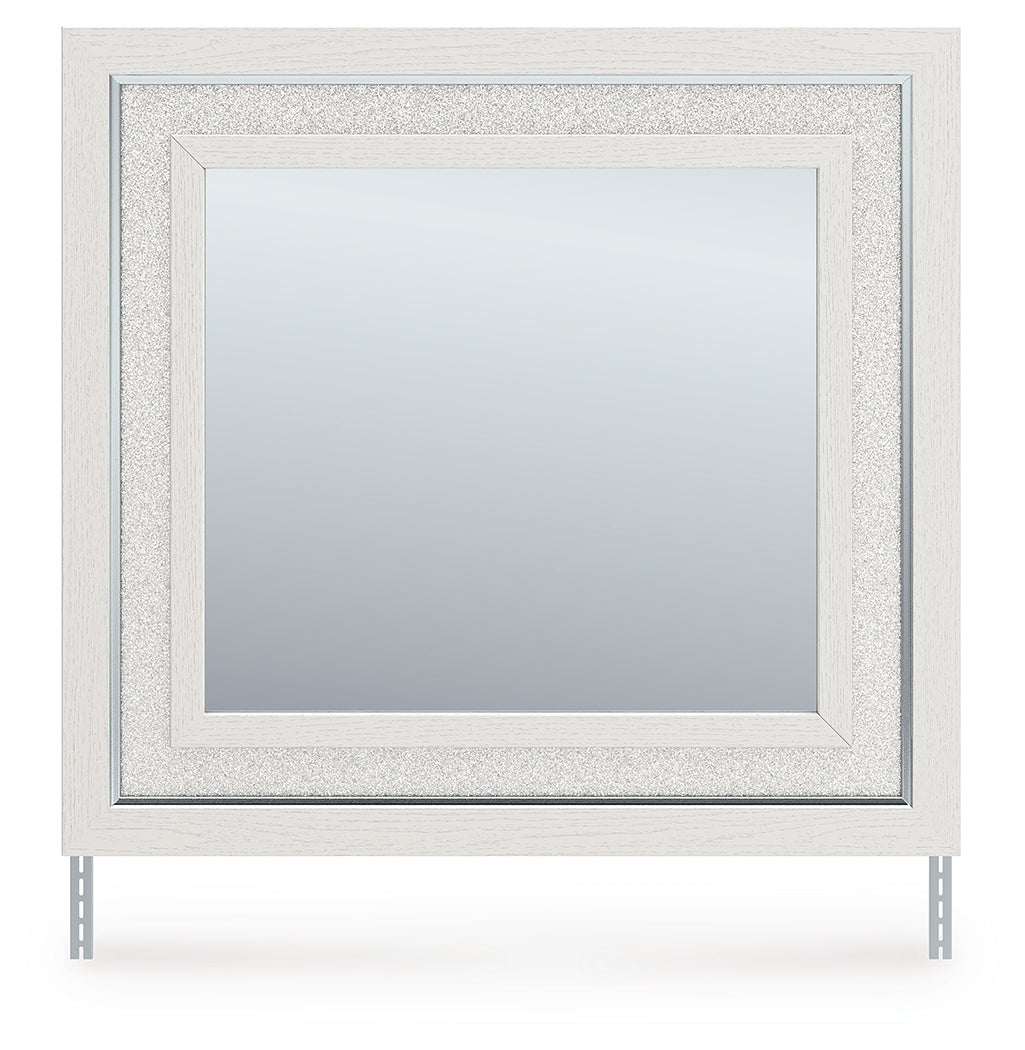 Zuraleus White Bedroom Mirror