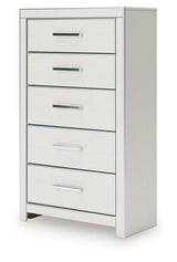 Zuraleus White Chest of Drawers