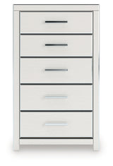 Zuraleus White Chest of Drawers