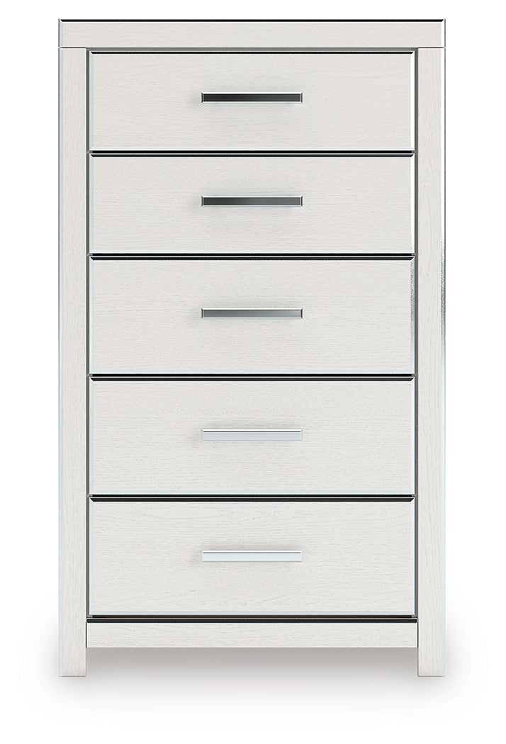 Zuraleus White Chest of Drawers