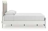 Back view of Zuraleus Queen Upholstered Bed