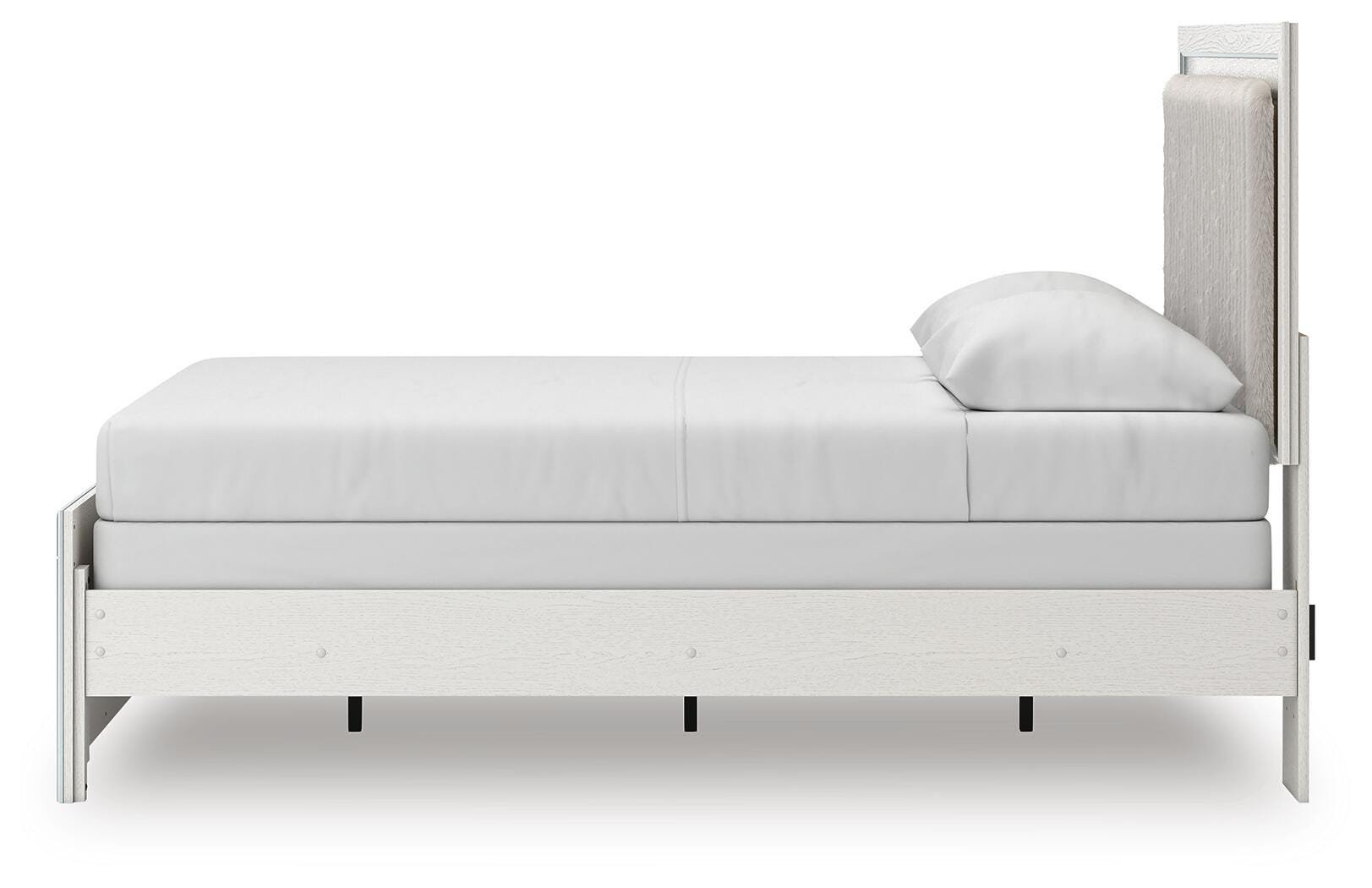 Zuraleus White Upholstered Panel Bedroom Set 2 view 7