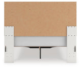 Zuraleus White Upholstered Panel Platform Storage Bedroom Set view 7