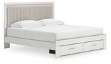 Zuraleus Upholstered Panel Headboard close-up