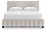 Zuraleus White Upholstered Bedroom Set view 4
