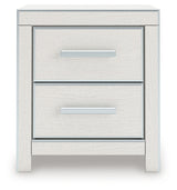 Head-on view of Zuraleus nightstand