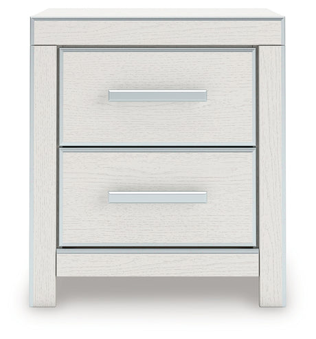 Head-on view of Zuraleus nightstand