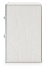 Zuraleus White Upholstered Panel Platform Storage Bedroom Set view 25