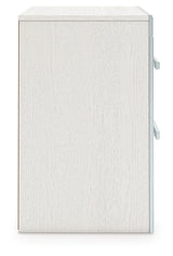 Side profile of nightstand