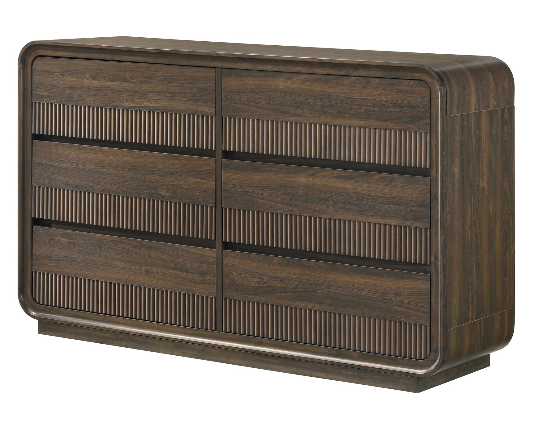 Kinkaid Gray Dresser close-up of drawer handle