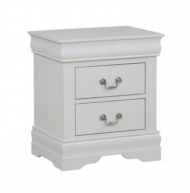 Louis Philip Nightstand in Greige Finish from Decor Furniture