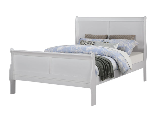 Louis Philip Greige Sleigh Panel Full Bed from Decor Furniture