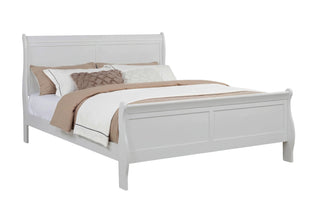 Louis Philip Greige Sleigh Panel King Bed from Decor Furniture