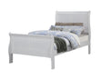 Louis Philip Greige Sleigh Panel Twin Bed from Decor Furniture