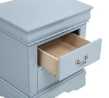 Louis Philip Nightstand in Blue Finish view 2