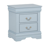 Louis Philip Nightstand in Blue Finish from Decor Furniture