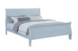 Louis Philip Blue Sleigh Panel King Bed from Decor Furniture