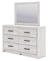 Cayboni dresser whitewash angled front left