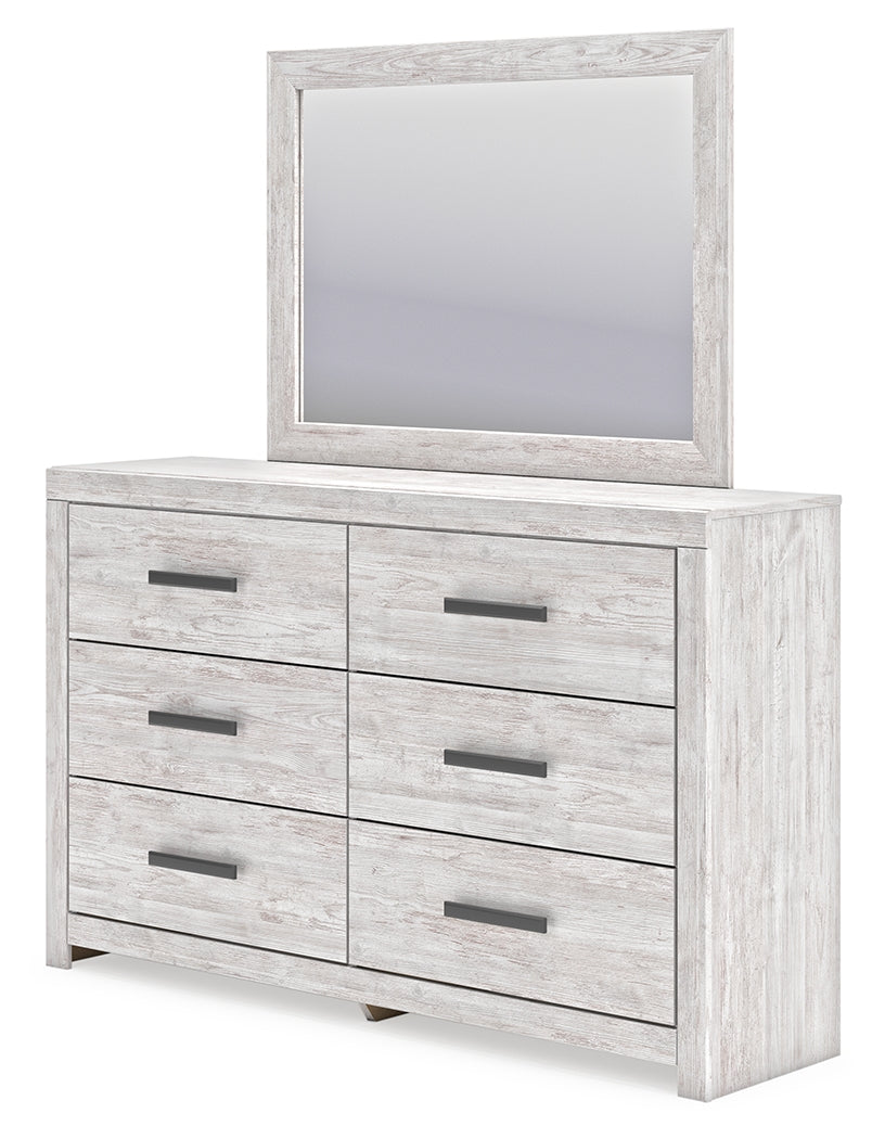 Cayboni dresser whitewash angled front left