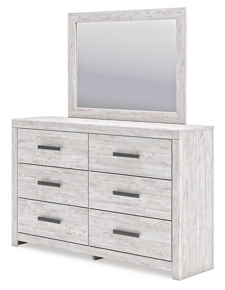 Cayboni dresser whitewash angled front left