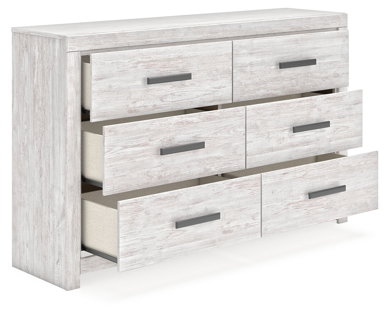Open drawer showing smooth glide feature