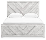 Cayboni Whitewash Panel Bedroom Set view 6