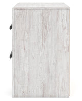 Side angled view of Cayboni Nightstand