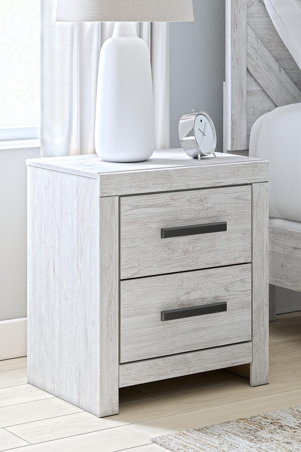 Cayboni Whitewash Panel Bedroom Set view 30
