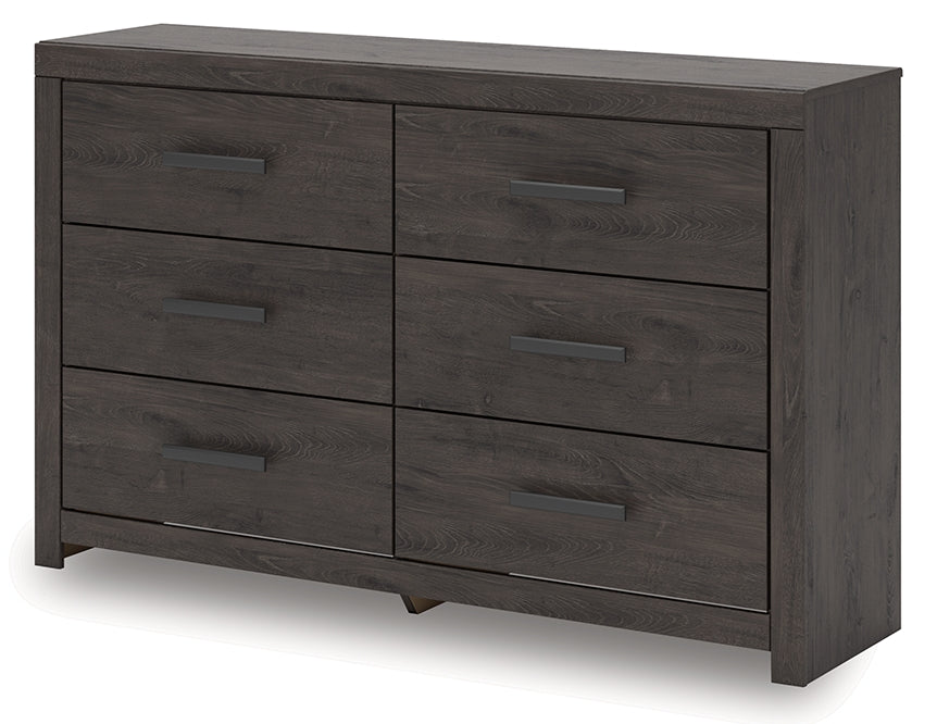 Prendonea Charcoal Dresser angled alternate view