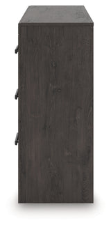 Prendonea Charcoal Dresser side alternate angle