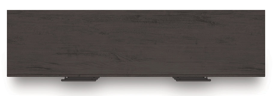 Prendonea Charcoal Dresser top view