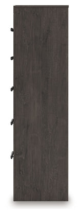 Prendonea Chest of Drawers side view