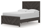 Prendonea Full Panel Bed angled alternate side