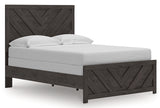 Prendonea Full Panel Bed angled side