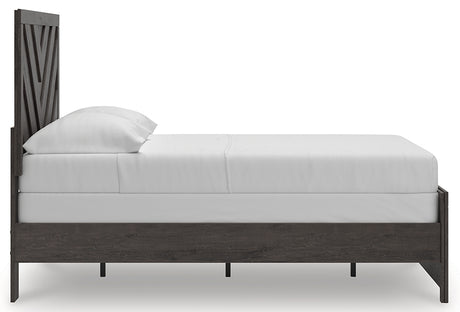 Prendonea Full Panel Bed side profile
