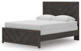 Prendonea Queen Bed angled alternate side view