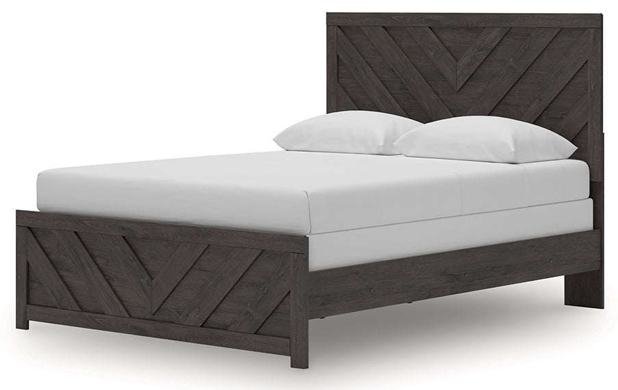 Prendonea Queen Bed angled alternate side view